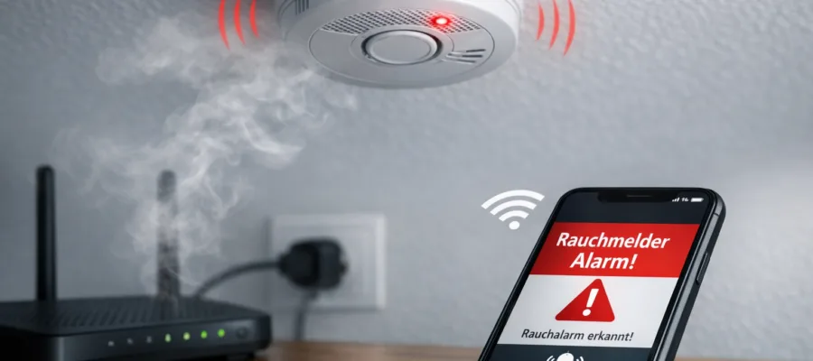 Rauchmelder Alarm weiterleiten: Wie Sie Warnungen per Smartphone erhalten