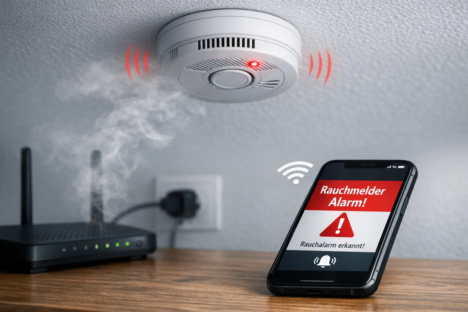 Rauchmelder Alarm weiterleiten: Wie Sie Warnungen per Smartphone erhalten